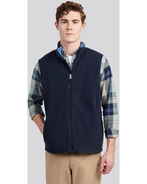 U.S. POLO ASSN. U. Polo Assn. Micro Fleece Gilet - Blue
