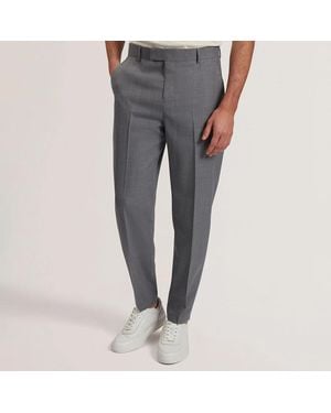 Ted Baker Wool Blend Selwynt Tapered Trouser - Grey