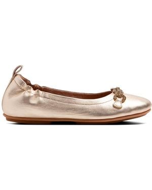 Fitflop Platino Allegro Sparkle Ballerinas - Brown