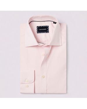 Duchamp Poplin Stretch Cotton Blend Shirt - Pink