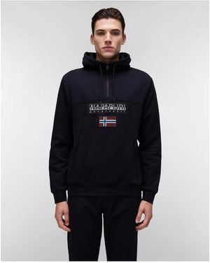Napapijri Dark Hoodie - Blue