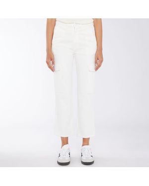 7 For All Mankind Dark Elena Embellished Mini Skirt - White