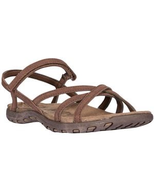 Trespass Sandals Kimbra Nubuck Leather Buck - Brown