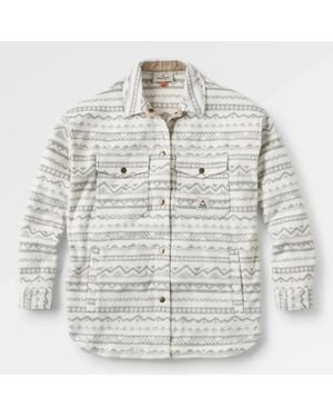 Passenger Geo Vintage Sherpa Fleece Shirt - Grey