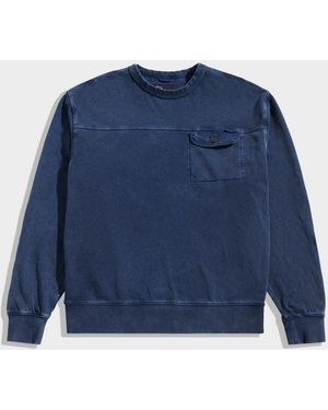 Penfield Newchester Panelled Crew Sweatshirt - Blue