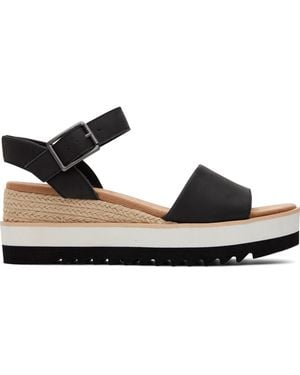 TOMS Diana Wedge - Black