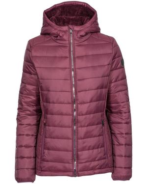 Trespass Padded Jacket Valerie Polyester Fig - Purple