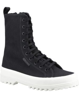 Superga Ankle Boots 2641 Alpina Mixed - Black