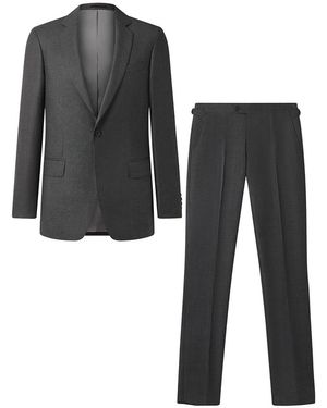 Kilgour Savile Row 2 Piece Wool Suit - Black
