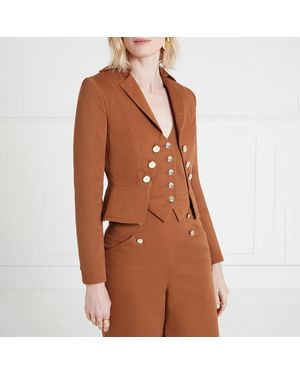 Temperley London Castell 2-In-1 Jacket - Brown