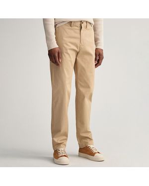 GANT Sand Garment Dyed Twill Jeans - Natural