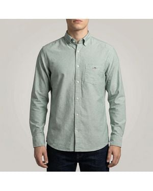 GANT Oxford Cotton Shirt - Green