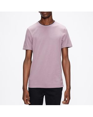 Ted Baker Helpa Cotton Blend T-Shirt - Purple
