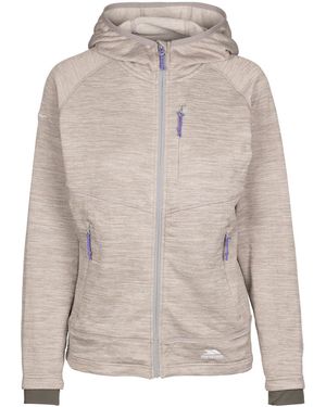 Trespass Fleece Jacket Tara Polyester Platinum - Grey