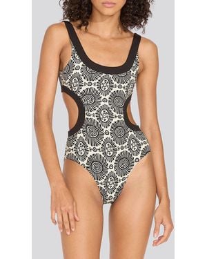 Solid & Striped Sarah Swimsuit - Grey