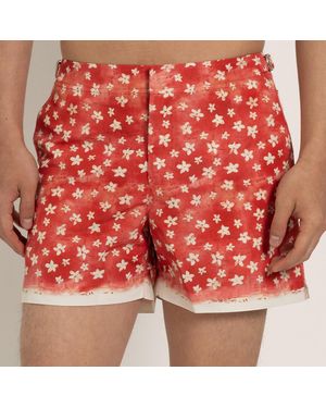Orlebar Brown Cinnamon/Summer Setter Swim Shorts - Red