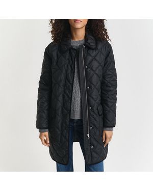 GANT Quilted Coat - Black