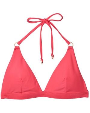 Reiss Coral Triangle Riah Bikini Top - Red