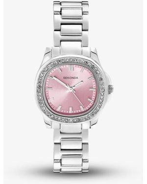 Sekonda Ladies Octaire Dial Watch 40724 - Pink