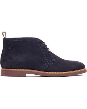 Base London Carlton Chukka Boots - Blue