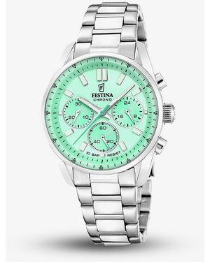 Festina Boyfriend Dial Chronograph Watch F20753/1 - Green