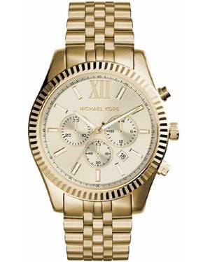 Michael Kors Mk8281 Lexington Watch Stainless Steel - Metallic