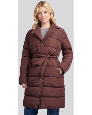 U.S. POLO ASSN. Puffer Trench Coat - Red
