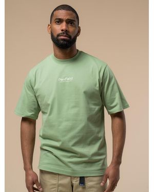 Penfield Circle Landscape Cotton T-Shirt - Green