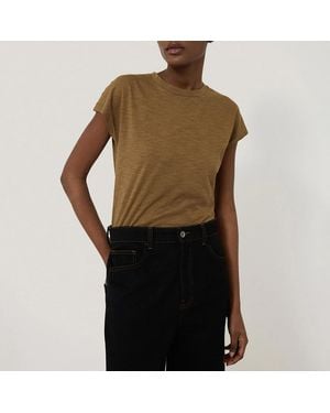 Jigsaw Harlech Cap Sleeve Top - Green
