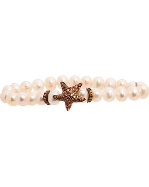 Lancaster Jla-Br-Star-4-Wh Ladies Bracelet - Natural