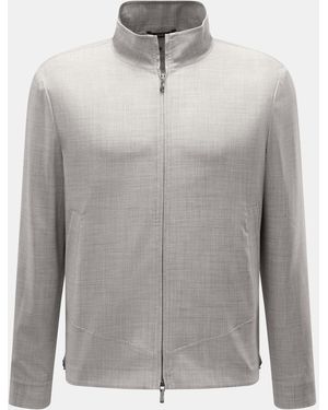 Colombo Cashmere Blouson 'Nicholson' Meliert - Grau