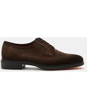 Santoni Derby 'Easy On' - Braun