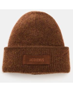 Jacquemus Mütze 'Le Bonnet Gros Grain' - Braun