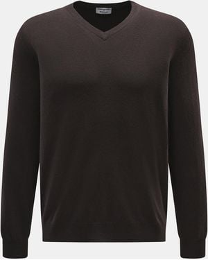 Aida Barni Cashmere V-Neck Pullover - Schwarz