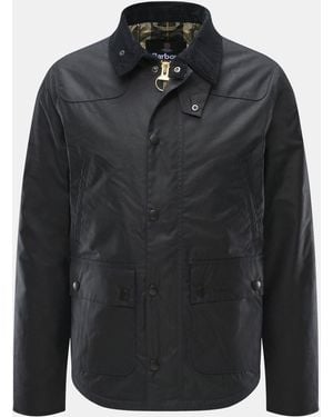 Barbour Wachsjacke 'Reelin Wax' - Schwarz