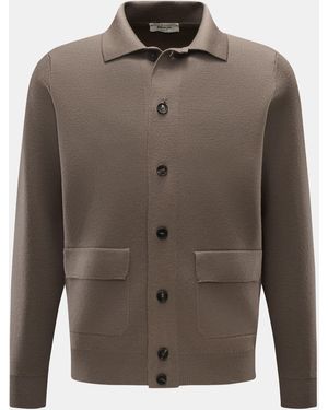 FILIPPO DE LAURENTIIS Merino Cardigan - Braun