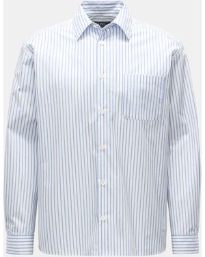 A.P.C. Casual Hemd 'Malo' Kent-Kragen/Blau Gestreift