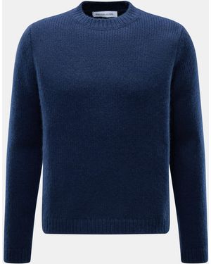 Iris Von Arnim Cashmere-Seide Rundhalspullover 'Felton' - Blau