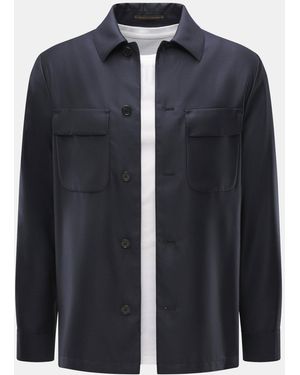 Incotex Overshirt - Schwarz