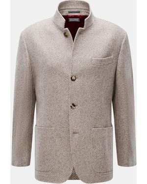 Brunello Cucinelli Jacke Meliert - Grau