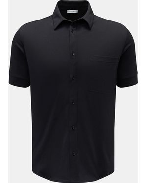 KIEFERMANN Jersey-Kurzarmhemd 'Calidorn' - Schwarz