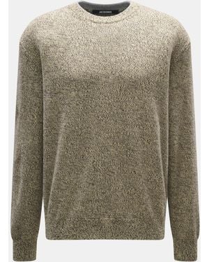 Jacquemus Merino Rundhalspullover - Grün