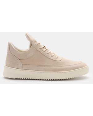 Filling Pieces Sneaker 'Low Top Suede' - Weiß