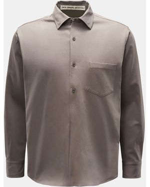 Meta Campania Collective Popover-Hemd Schmaler Kragen - Grau