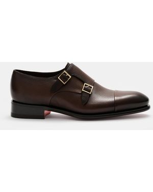 Santoni Doppelmonk 'Carter' - Weiß