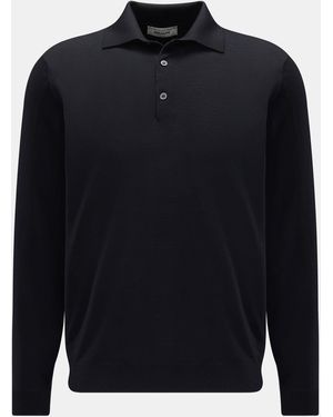 FILIPPO DE LAURENTIIS Feinstrick-Polo - Blau