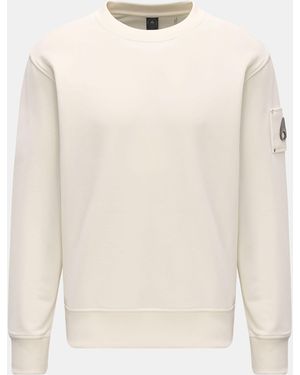 Moose Knuckles Rundhals-Sweatshirt 'Hartsfield Crew' - Natur