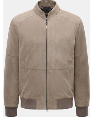 Windsor. Veloursleder Blouson 'Borello' - Braun