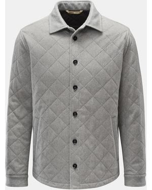 Maurizio Baldassari Cashmere Steppjacke - Grau