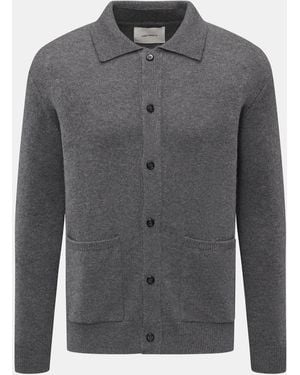 Lisa Yang Cashmere Cardigan 'Maximilian' Meliert - Grau